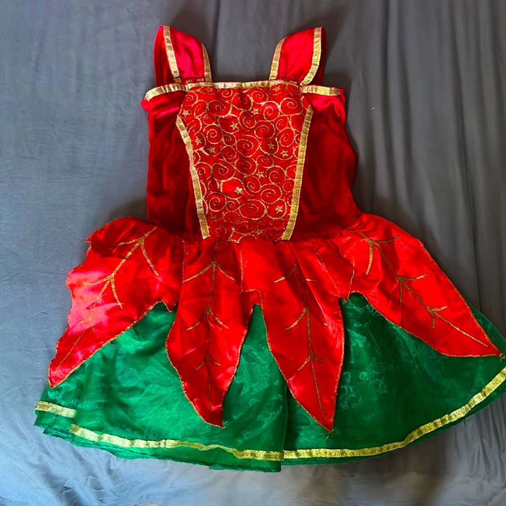 Children’s Fairy Costume with detachable wings and crown. Size 7/8